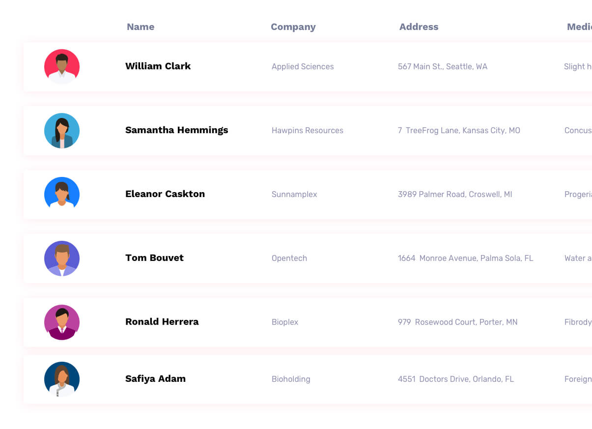 Easily import lost patient data